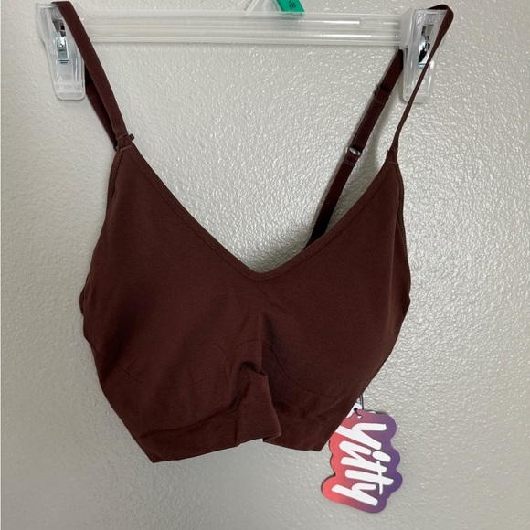 Fabletics/yitty bralette, Nearly Naked shaping plunge Bra,BOSSE D up Brown, M//L - Picture 5 of 5